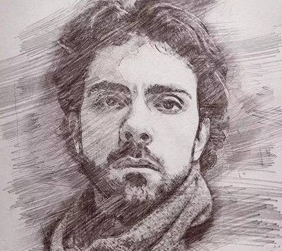 图片转手绘素描画全套教程，只怪效果太逼真【071期】