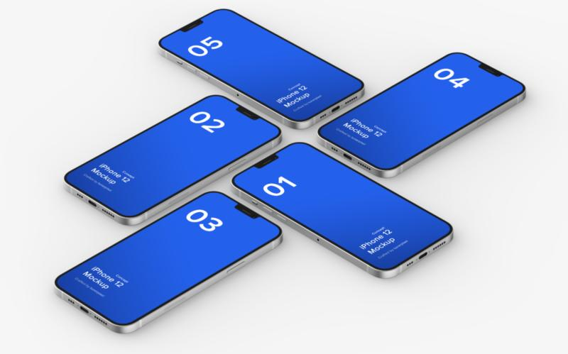 苹果12（iphone12）手机样机【866期】