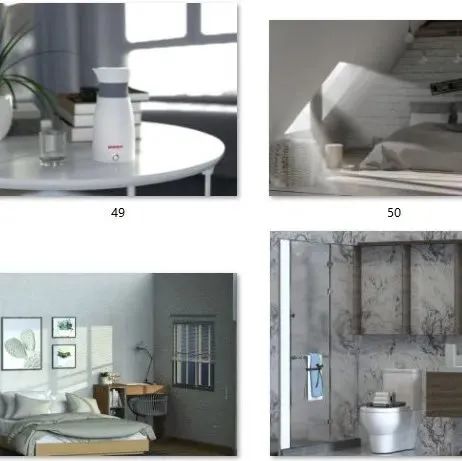 75个keyshot室内场景文件，包含贴图材质灯光【1087期】