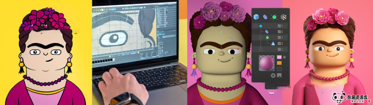 独家整理 | 3套精品2022最新C4D教程覆盖卡通角色、头像、场景、渲染！【1380期】