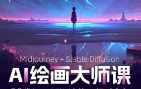 最新AI进化社MJ&Stable diffusion绘画课2023年【1737期】