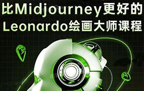 比Midjourney更好的Leonardo AI绘画图像大师班教程Leonardo绘画Leonardo教程AI绘画【2162期】