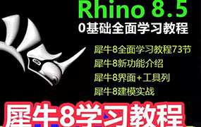 犀牛8全面学习教程下载【1844期】